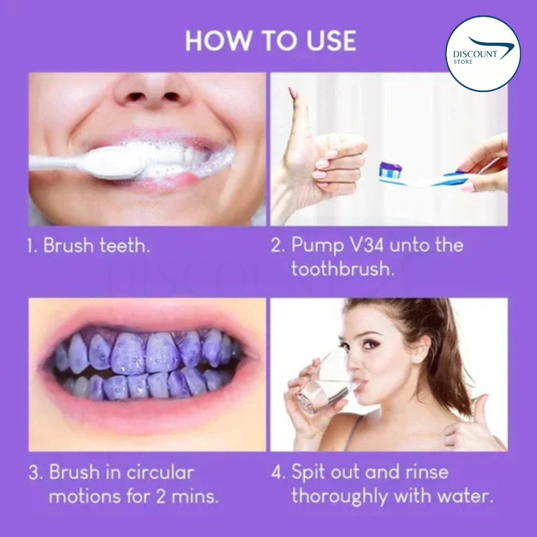 V34 Teeth Whitening Serum - (IMPORTED)