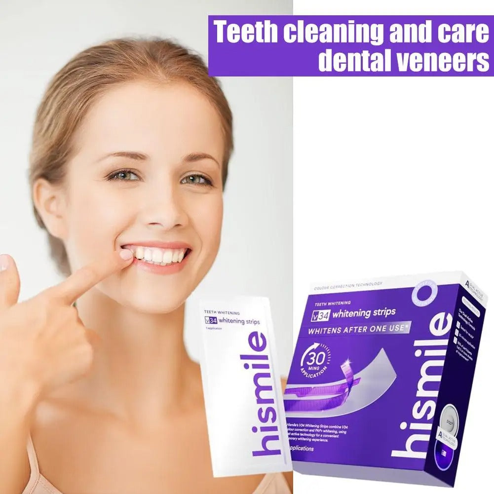 Purple Teeth Whitening Strips (PAP+ Formula)